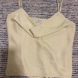 Yellow babaton cowl neck top